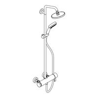 Hansgrohe Pressure Balance Showerpipe 04530820 Instructions De Montage / Mode D'emploi / Garantie