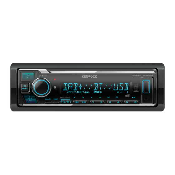 Kenwood KMR-M508DAB Guide De Démarrage Rapide