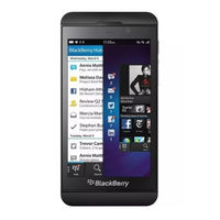 Blackberry Z10 Guide De L'utilisateur