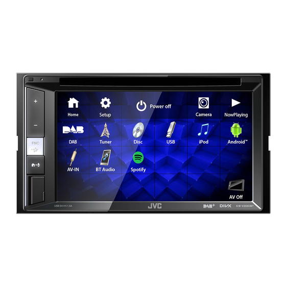 JVC KW-V255DBT Mode D'emploi