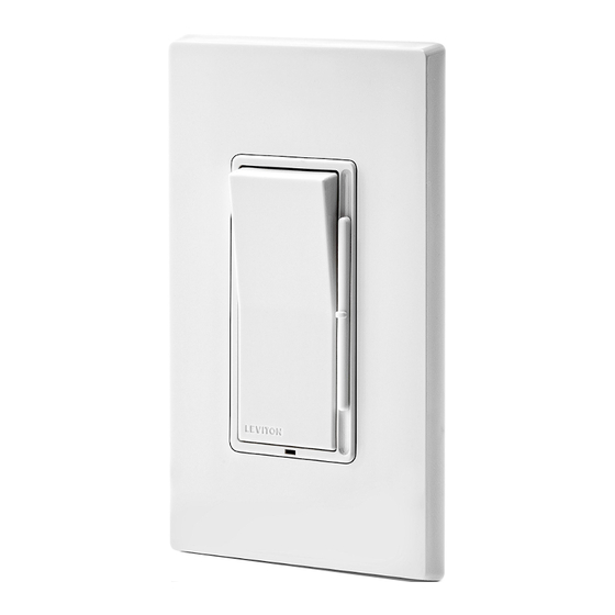 Leviton decora DSM10 Directives D'emploi