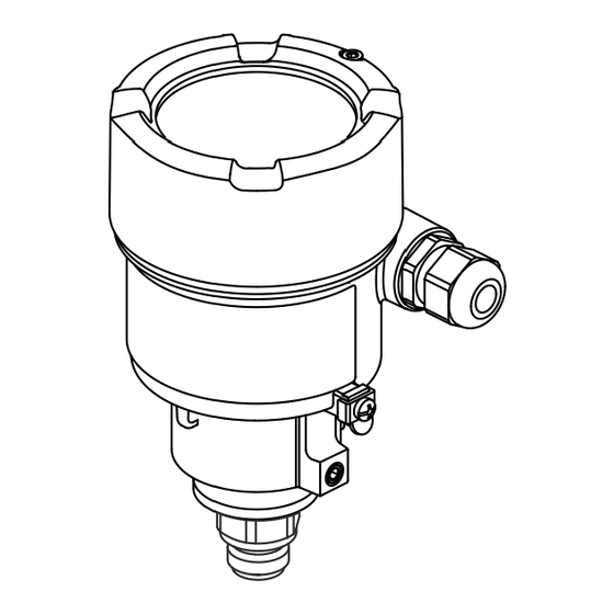 Endress+Hauser Cerabar PMP71B Manuel De Mise En Service