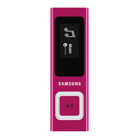 Samsung YP-U6 Manuel D'utilisation