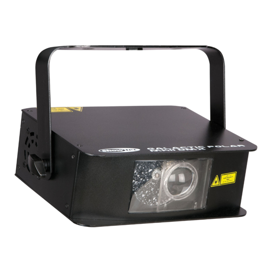 SHOWTEC Galactic Polar MKII DMX Mode D'emploi