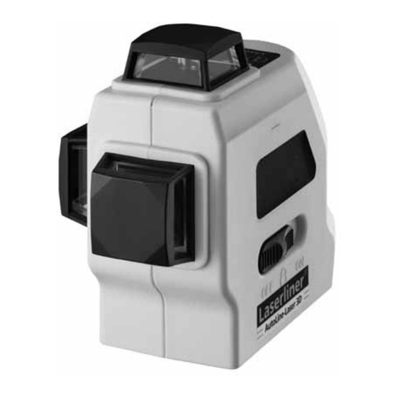 LaserLiner AutoLine-Laser 3D Mode D'emploi