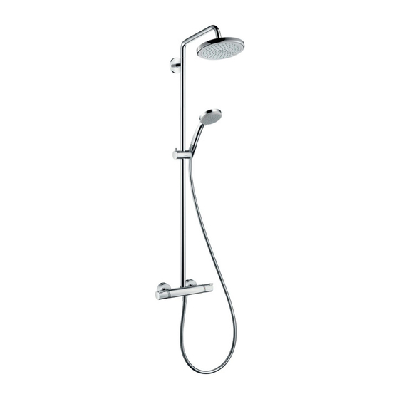 Hansgrohe Croma Showerpipe 27135000 Mode D'emploi / Instructions De Montage