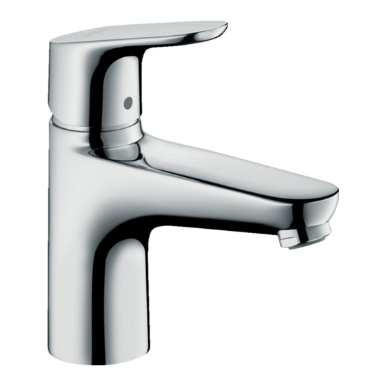 Hansgrohe Focus E2 31930000 Mode D'emploi / Instructions De Montage