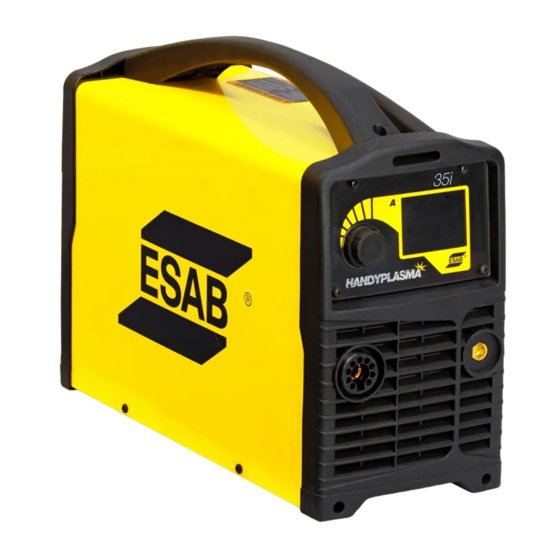 ESAB HandyPlasma 35i Mode D'emploi