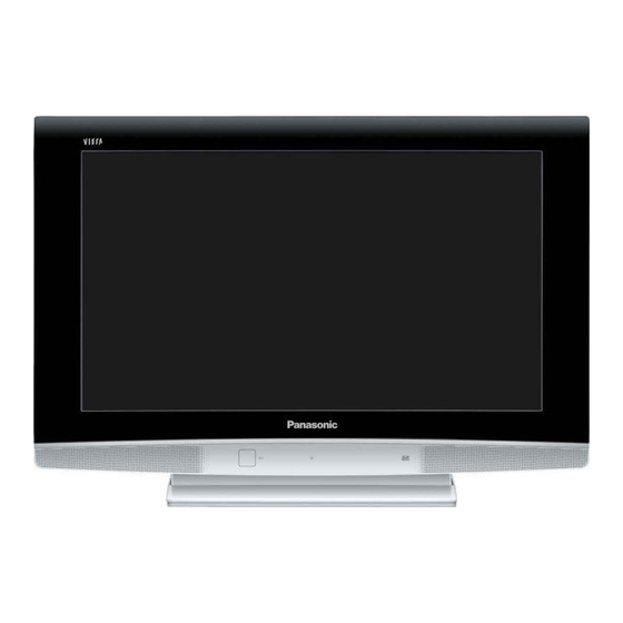 Panasonic VIERA TX-D26LQ81F Mode D'emploi