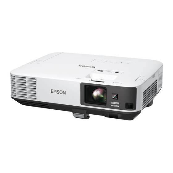 Epson PowerLite 975W Installation Rapide