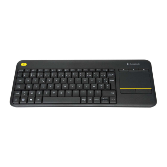 Logitech K400 PLUS NOIR Guide Rapide