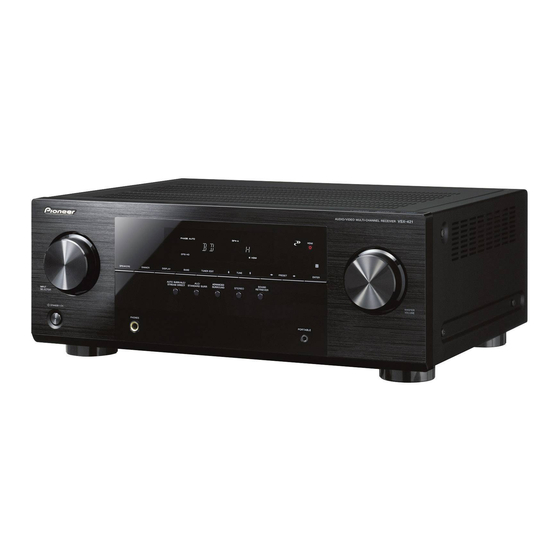 Pioneer VSX-421-K Mode D'emploi