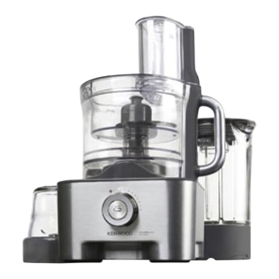 Kenwood MULTIPRO EXCEL FP 979 Mode D'emploi