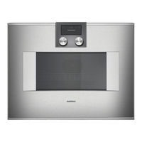 Gaggenau BM 484 710 Notice D'utilisation