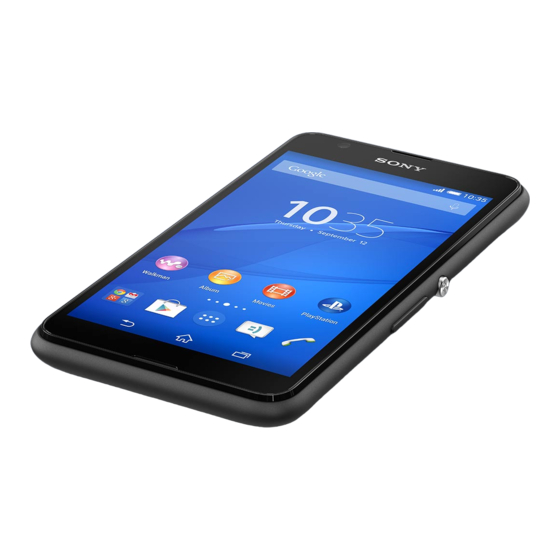 Sony E2033 Guide De L'utilisateur
