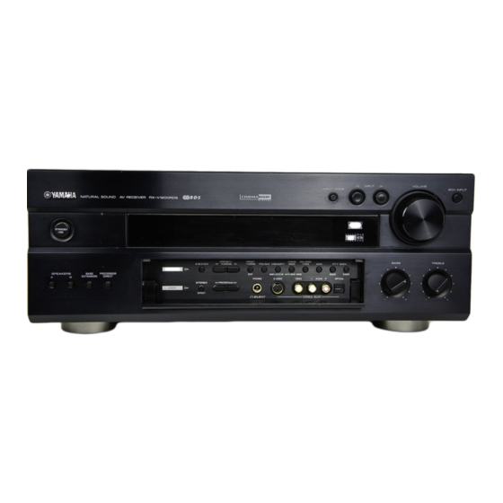 Yamaha RX-V1200 RDS Mode D'emploi