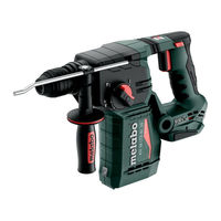 Metabo KH 18 LTX BL 24 Notice Originale