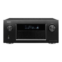 Denon AVR-4520 Mise En Route