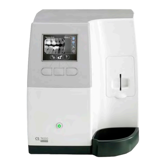 Carestream DENTAL CS 7600 Guide D'utilisation