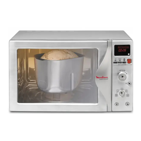 Moulinex cook'n bread MW700130 Manuels