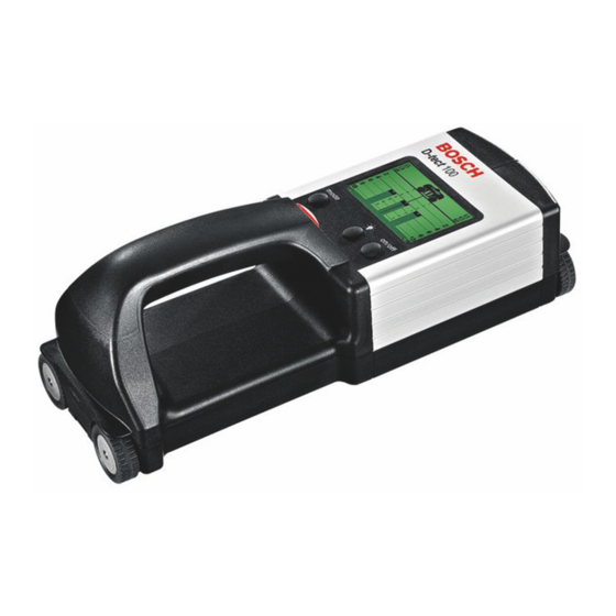 Bosch D-TECT 100 Manuels