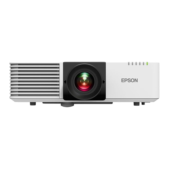 Epson PowerLite EB-L520W Guide Rapide