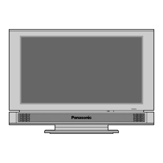 Panasonic TX-22LT2F Mode D'emploi