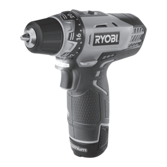 Ryobi R12DD Mode D'emploi