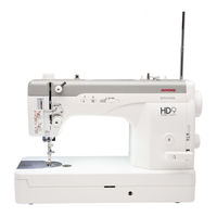 Janome HD9 Livret D'instructions