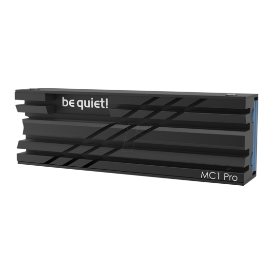 BE QUIET! MC1 PRO Guide Rapide