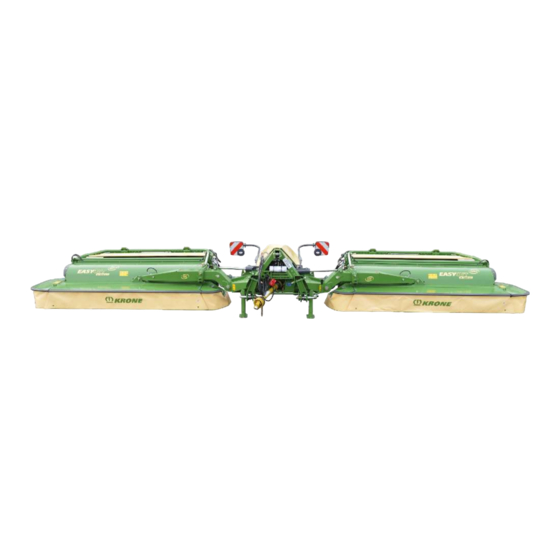 Krone EasyCut B 1000 CR Collect Notice D'utilisation Originale