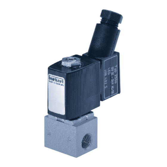 Burkert 6011 Manuel D'utilisation