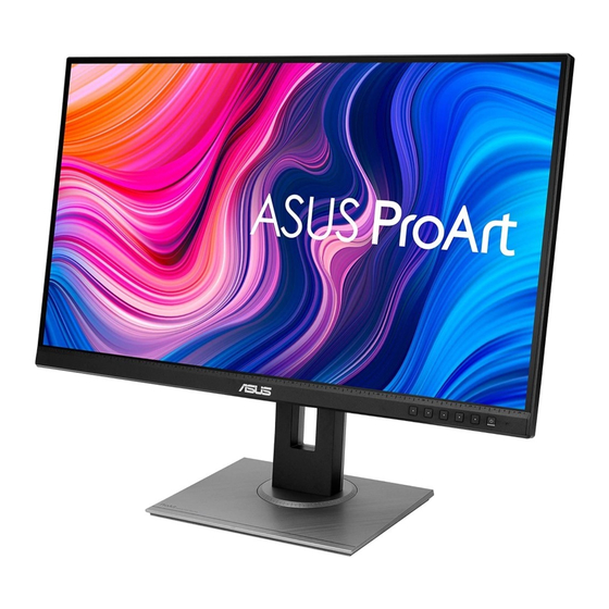 Asus ProArt PA278QV Guide De L'utilisateur