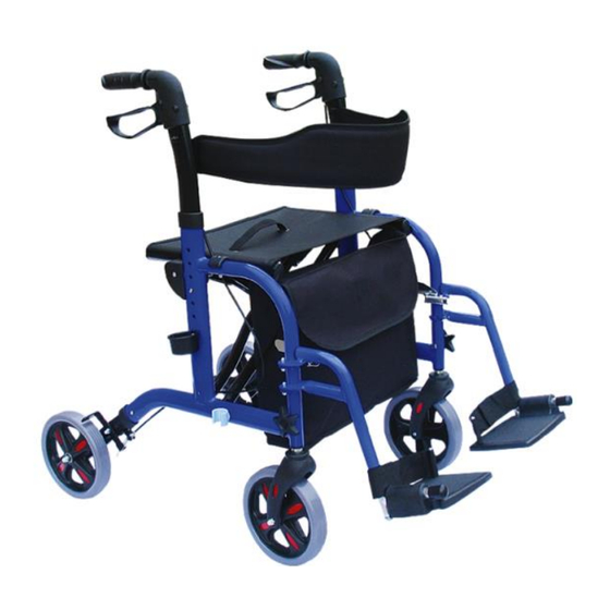 Oxypharm Rollator duo TRA08 Notice D'utilisation