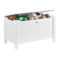 Delta Children Rustic Two-Tone Toy Box with Book Storage Instructions De Montage