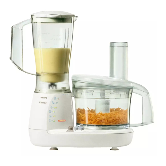 Philips Cucina HR7638 Recettes & Mode D'emploi
