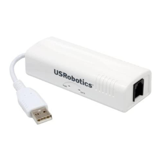 USRobotics 56K USB Modem Guide D'installation Rapide