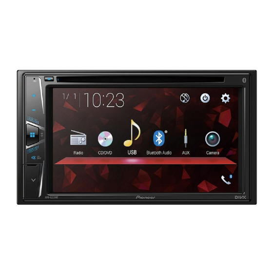 Pioneer AVH-G220BT Mode D'emploi