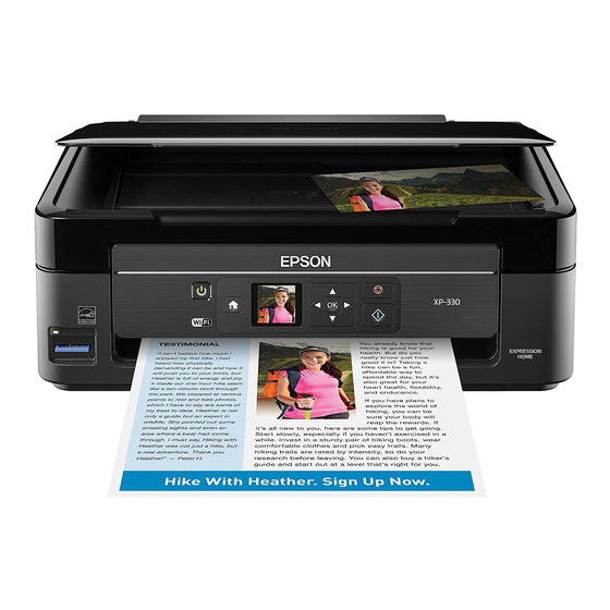 Epson XP-330 Guide De L'utilisateur