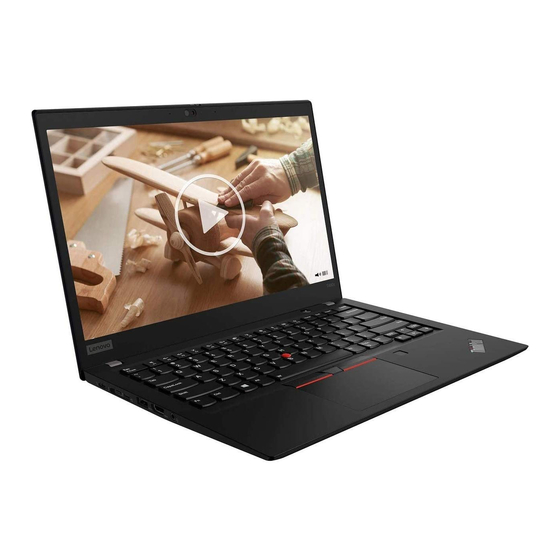 Lenovo ThinkPad X390 Guide De Configuration