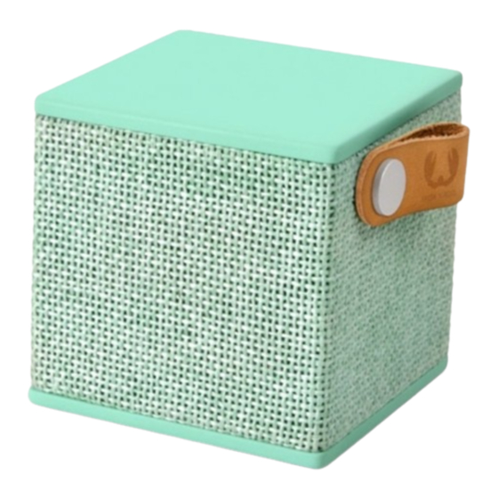 Fresh 'N Rebel Rockbox Cube Mode D'emploi