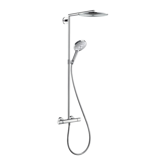 Hansgrohe Raindance Select Showerpipe 300 27114000 Mode D'emploi / Instructions De Montage