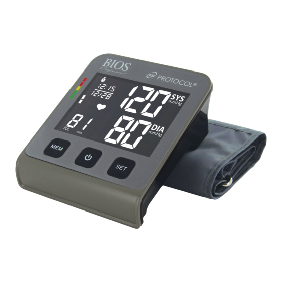 BIOS Diagnostics BD252 Mode D'emploi