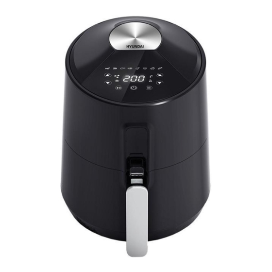 Hyundai Airfryer XL Manuel Utilisateur