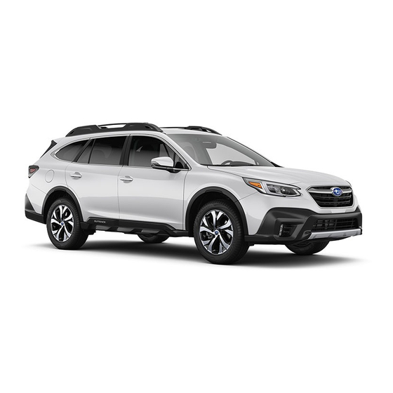 Subaru OUTBACK 2020 Manuel Du Conducteur