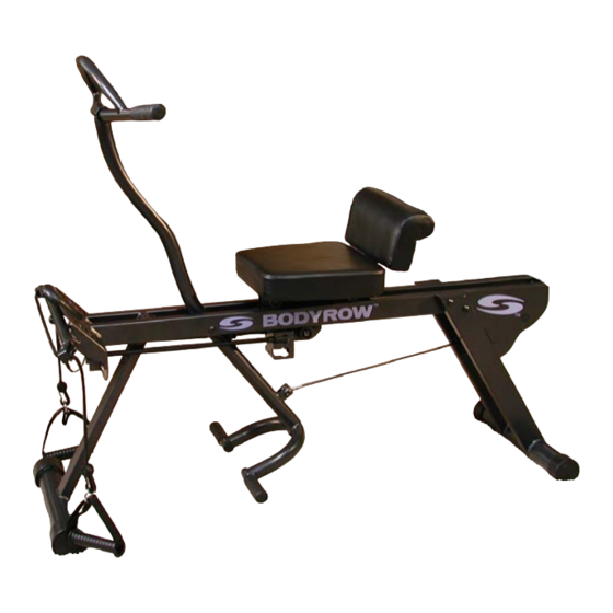 Thane Fitness BODYROW Manuel De Montage Et D'utilisation