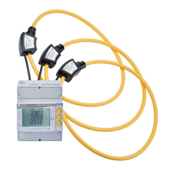 Chauvin Arnoux ULYS FLEX Modbus Notice De Fonctionnement