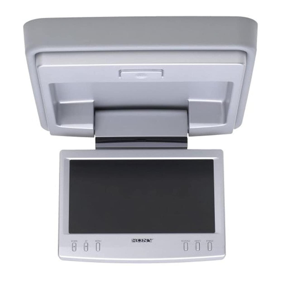 Sony XVM-R70 Mode D'emploi