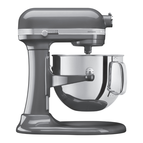 KitchenAid 5KSM7580X Mode D'emploi