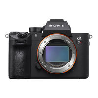 Sony a7RIII Mode D'emploi